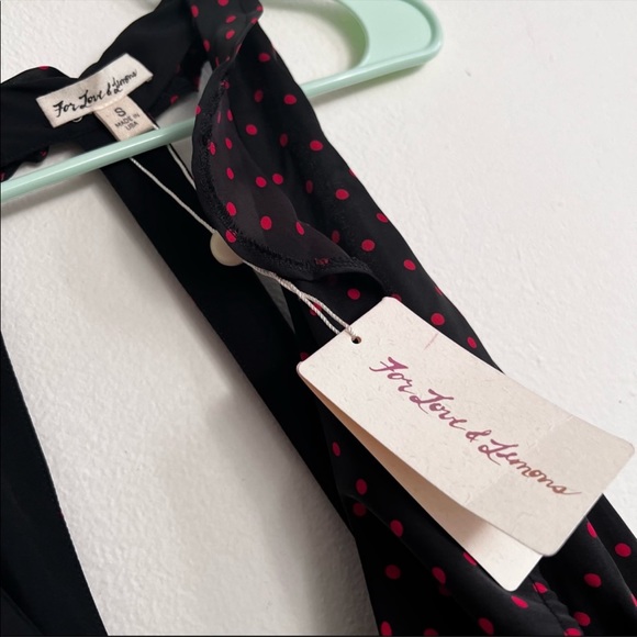 NWT For Love & Lemons UNIQUE One Of A Kind Sweet Disposition Retro Polka Dress - Picture 5 of 7